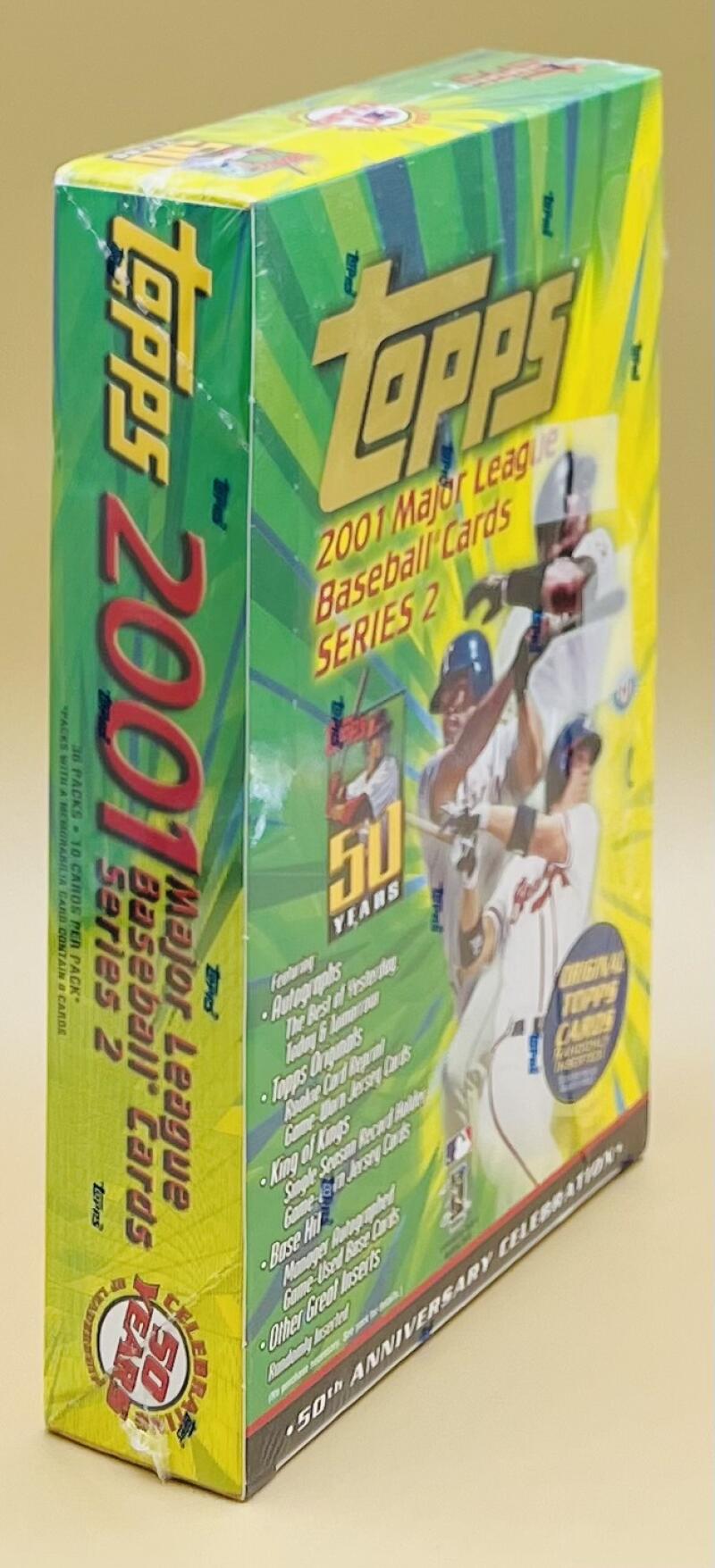 2001 Topps Series 2 Baseball Hobby Box Image 1