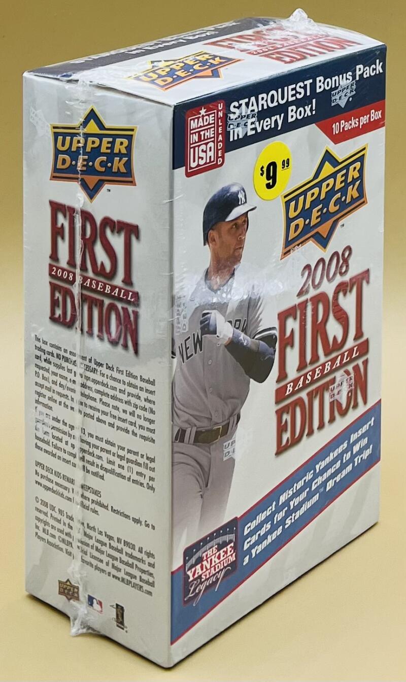 2008 Upper Deck 1st Edition 10-Pack Baseball Blaster Box  STARQUEST Image 1