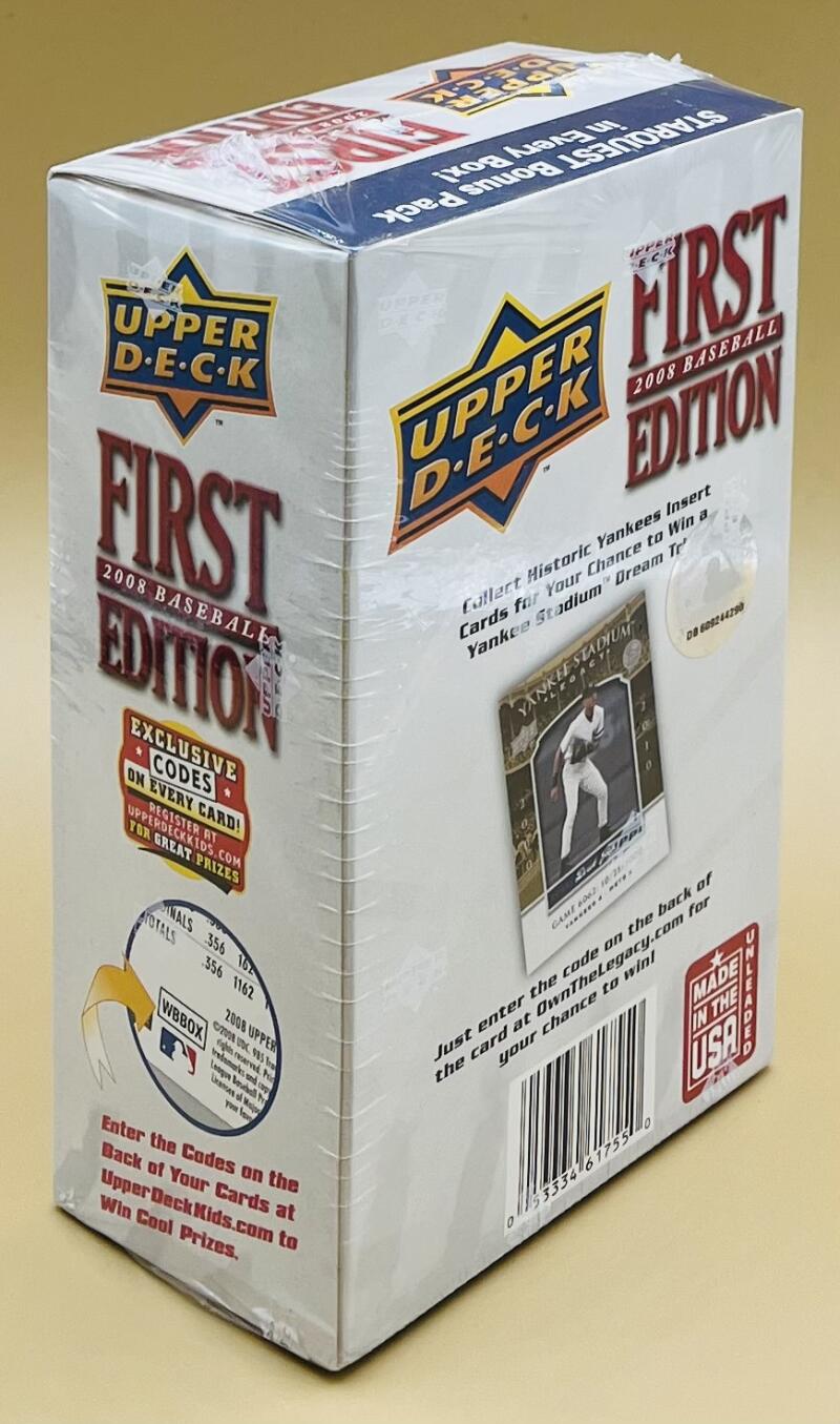 2008 Upper Deck 1st Edition 10-Pack Baseball Blaster Box  STARQUEST Image 2