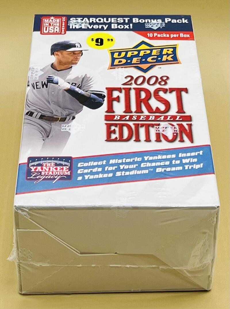 2008 Upper Deck 1st Edition 10-Pack Baseball Blaster Box  STARQUEST Image 3