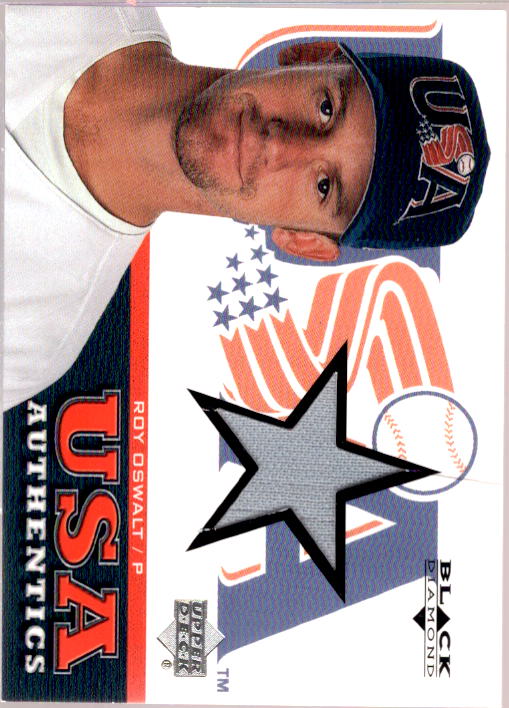 Roy Oswalt USA RC Card 2000 Black Diamond Rookie Edition #145  Image 1