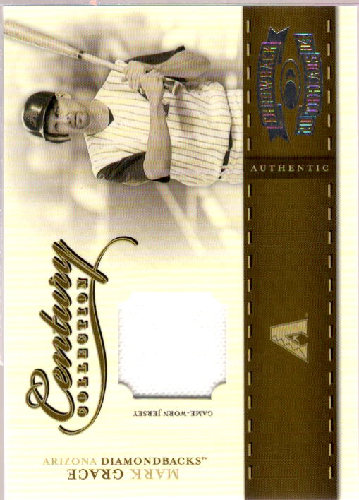 Mark Grace Jsy/250 Card 2004 Throwback Threads Century Collection Material #56  Image 1