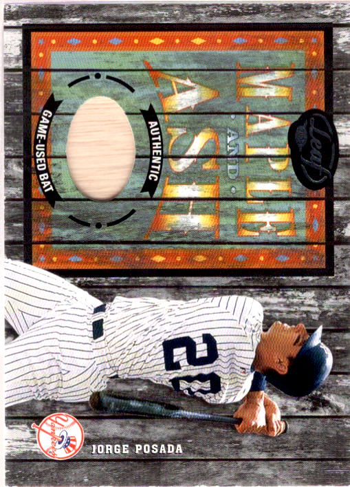 Jorge Posada Card 2003 Leaf Maple and Ash #1  Image 1