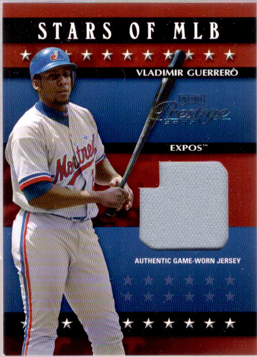 Vladimir Guerrero Card 2003 Playoff Prestige Stars of MLB Jersey #4  Image 1