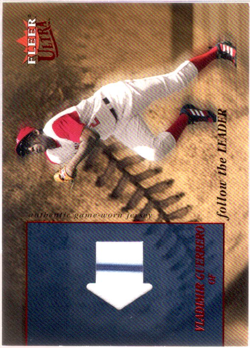 Vladimir Guerrero Card 2005 Ultra Follow the Leader Jersey Copper #VG  Image 1