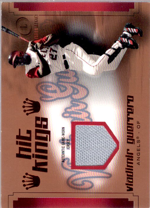 Vladimir Guerrero Card 2004 Fleer Legacy Hit Kings Jersey Copper #VG  Image 1