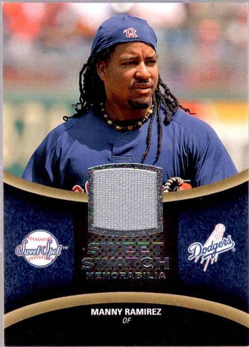 Manny Ramirez Card 2008 Sweet Spot Swatches #SSMR  Image 1