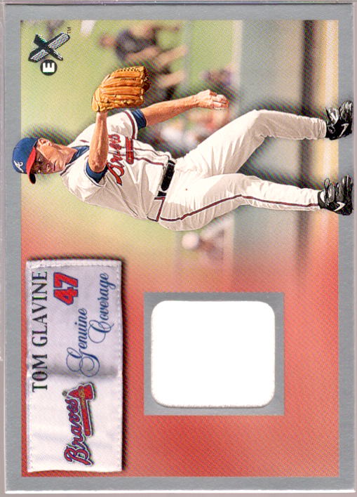 Tom Glavine Card 2000 E-X Genuine Coverage #47  Image 1