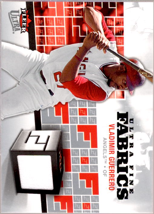 Vladimir Guerrero Jsy Card 2006 Ultra Fine Fabrics #VG  Image 1