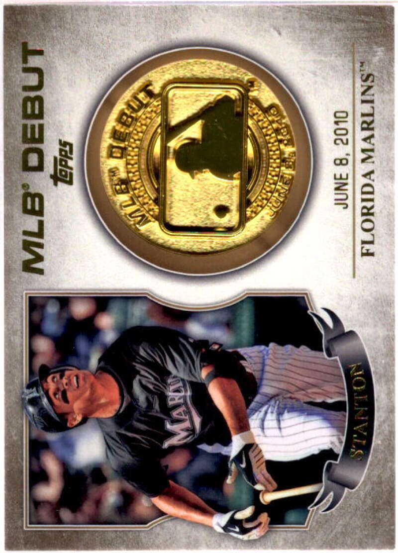 Giancarlo Stanton Card 2016 Topps MLB Debut Medallion #MDMGS  Image 1