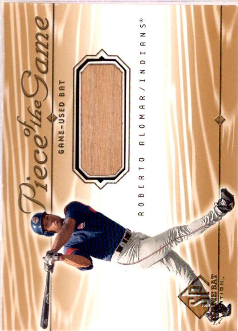 Roberto Alomar Card 2001 SP Game Bat Edition Piece of the Game #RA  Image 1