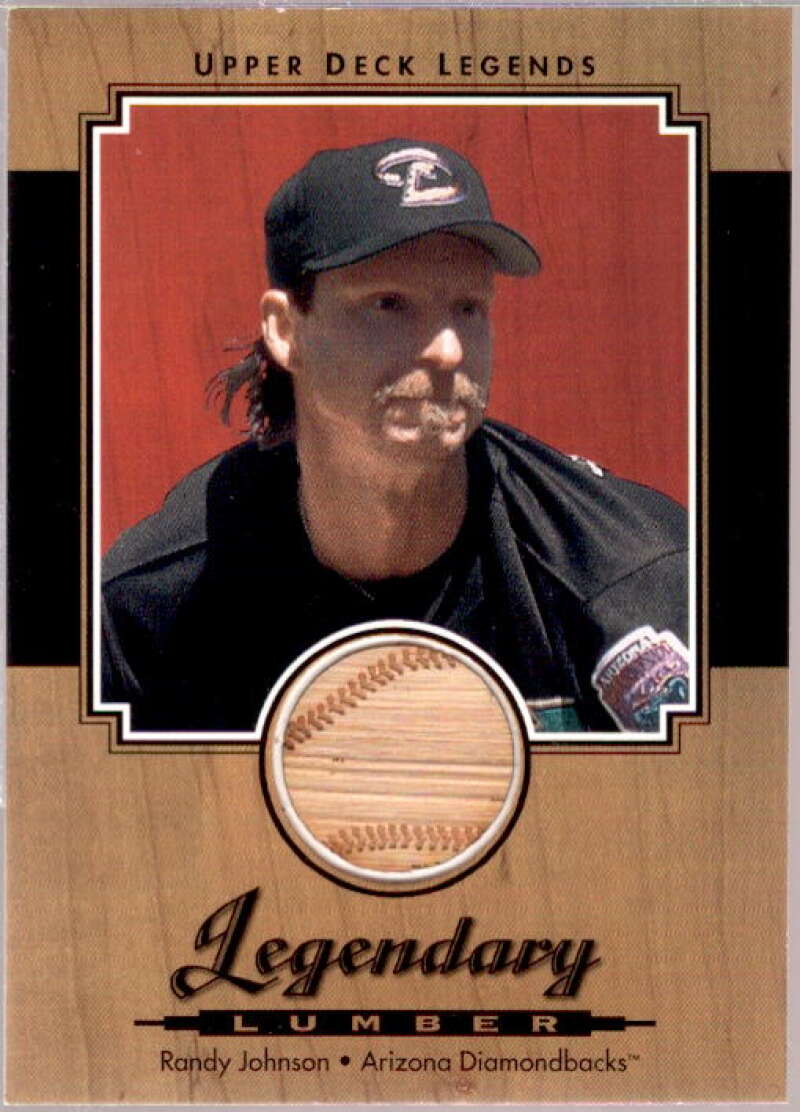 Randy Johnson Card 2001 Upper Deck Legends Legendary Lumber #LRJ  Image 1