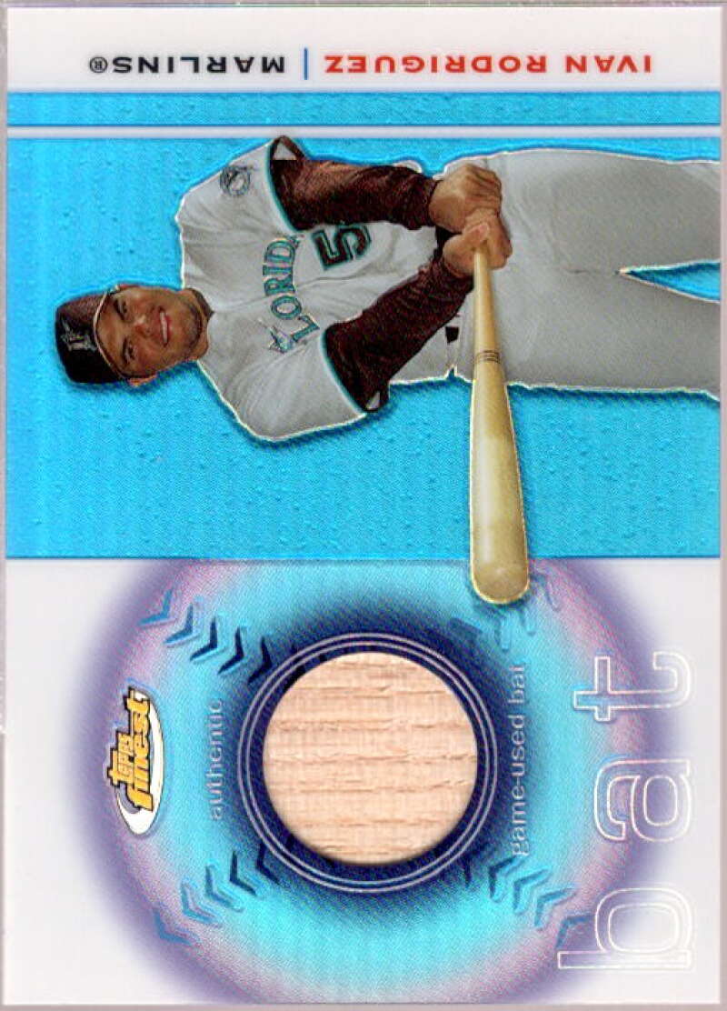 Ivan Rodriguez Card 2003 Finest Bat Relics #IR  Image 1