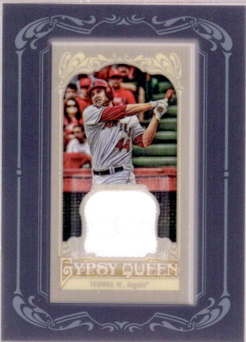 Mark Trumbo Card 2012 Topps Gypsy Queen Framed Mini Relics #MT  Image 1