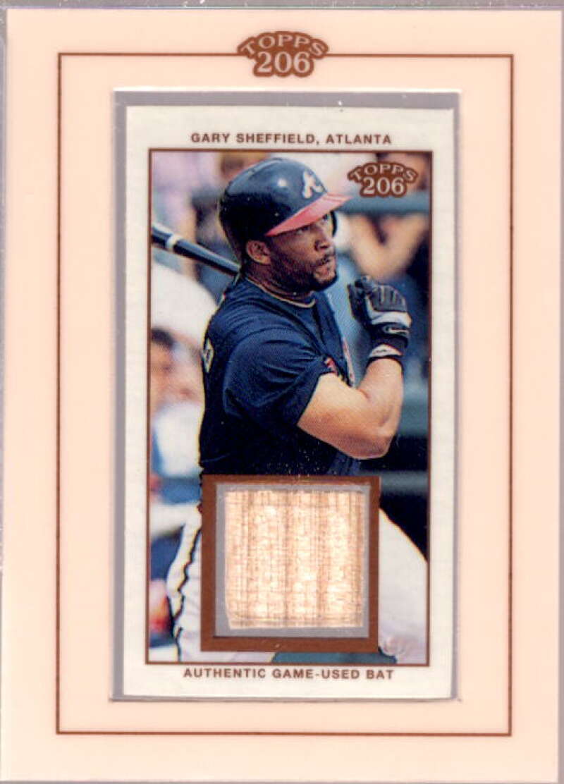 Gary Sheffield Bat Card 2003 Topps 206 Relics #GS  Image 1