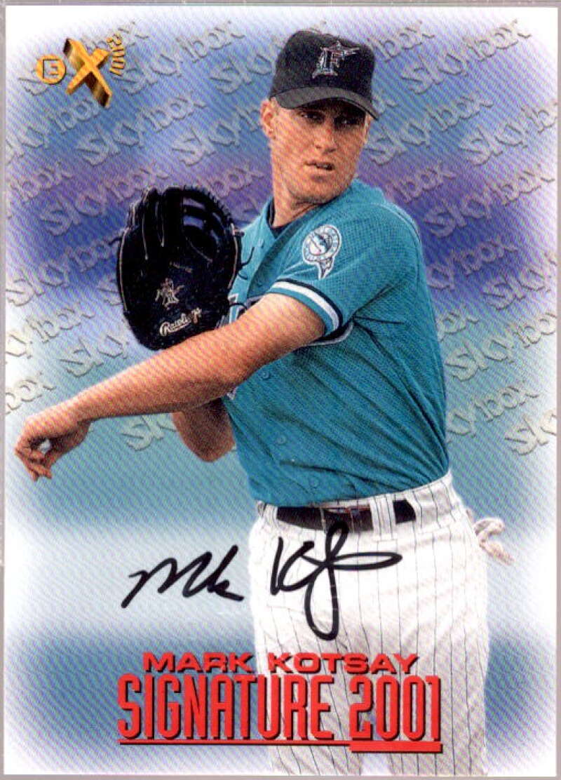 Mark Kotsay Card 1998 E-X2001 Signature 2001 #3  Image 1