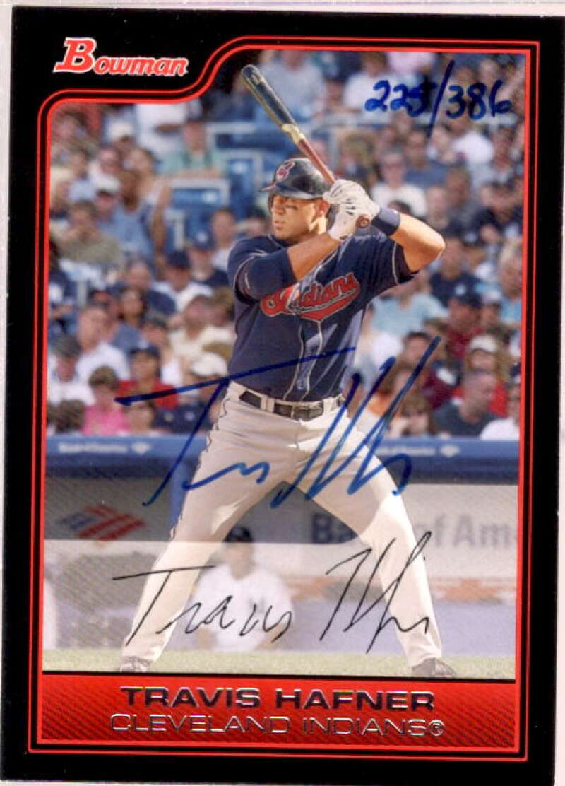 Travis Hafner 06 Card 2006 Bowman Originals Buyback Autographs #794  Image 1