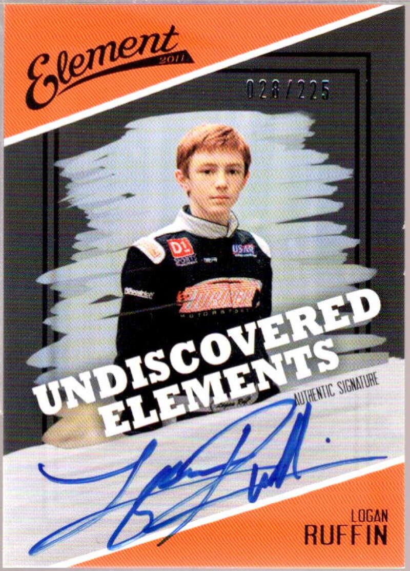 Logan Ruffin Card 2011 Elements Undiscovered Elements Autographs #4  Image 1