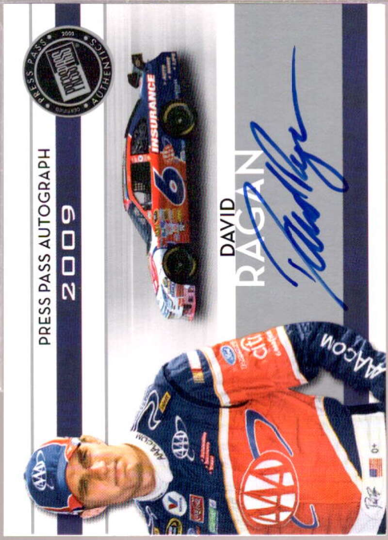 David Ragan Card 2009 Press Pass Autographs Silver #40  Image 1