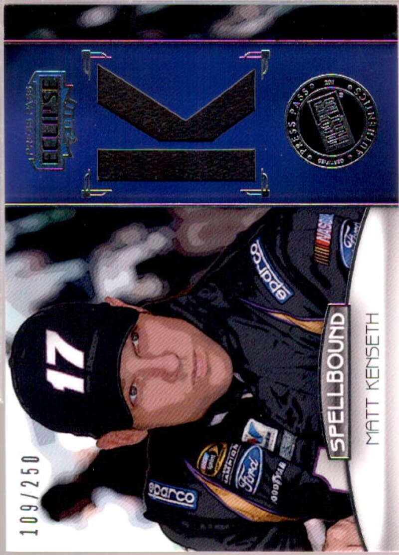 Matt Kenseth K Card 2011 Press Pass Eclipse Spellbound Swatches #SBMK1  Image 1