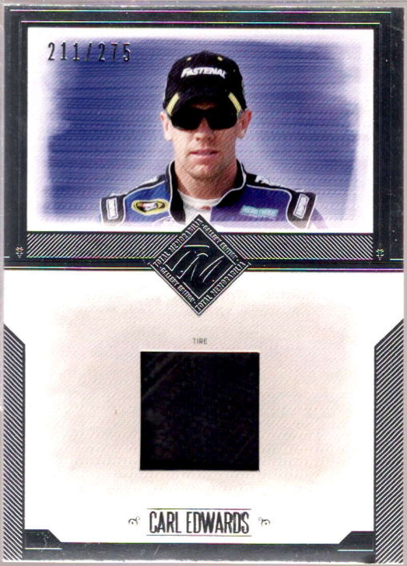 Carl Edwards Card 2014 Total Memorabilia Single Swatch Silver #TMCE  Image 1