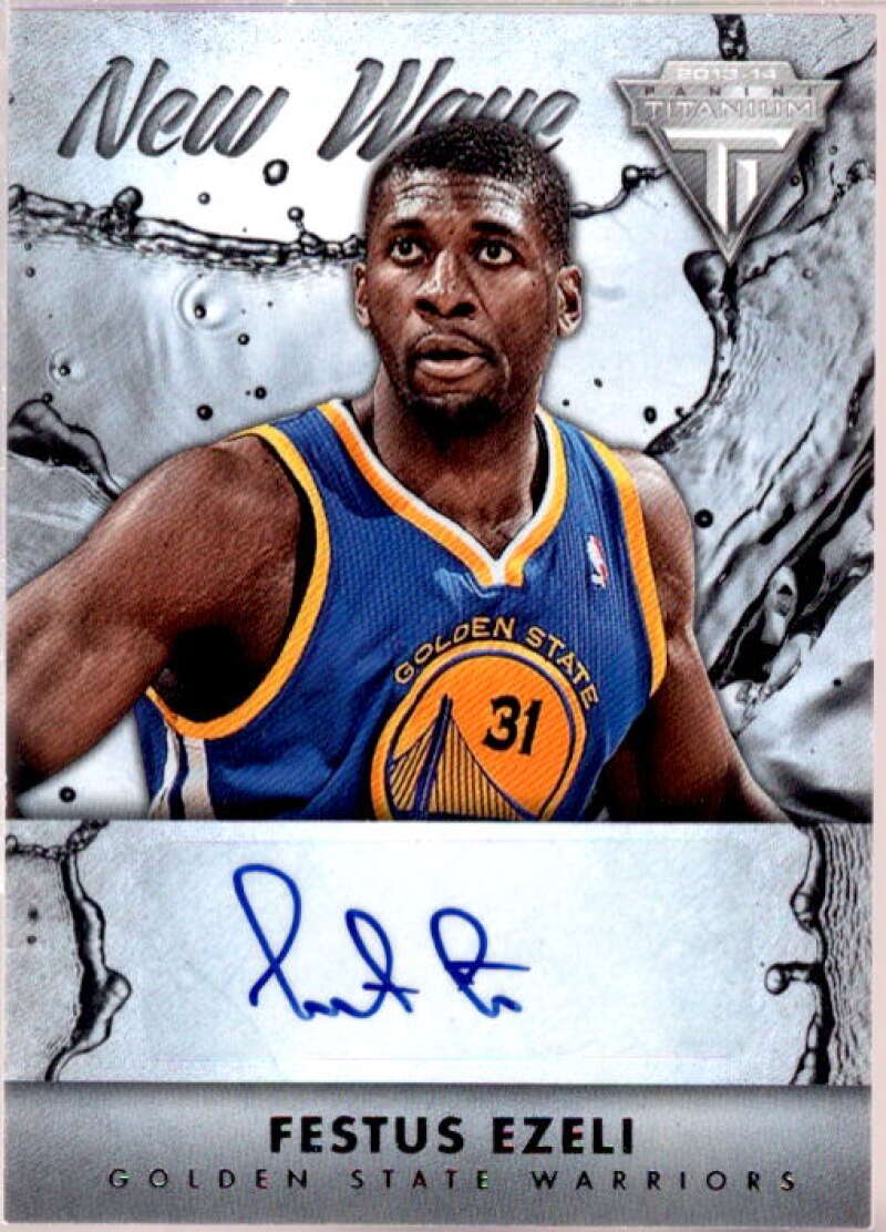 Festus Ezeli Card 2013-14 Panini Titanium New Wave Signatures #32  Image 1