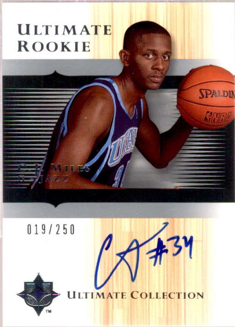 C.J. Miles AU RC Card 2005-06 Ultimate Collection #174  Image 1