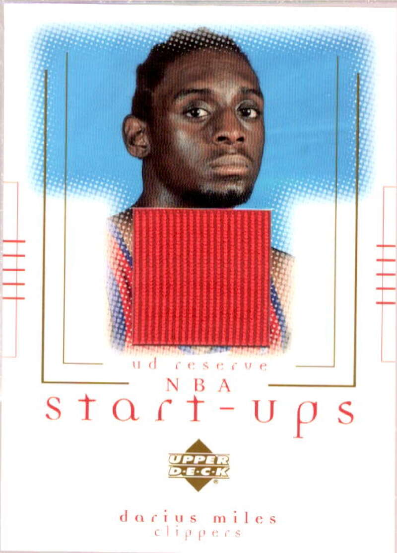 Darius Miles Card 2000-01 UD Reserve NBA Start-Ups #DA  Image 1