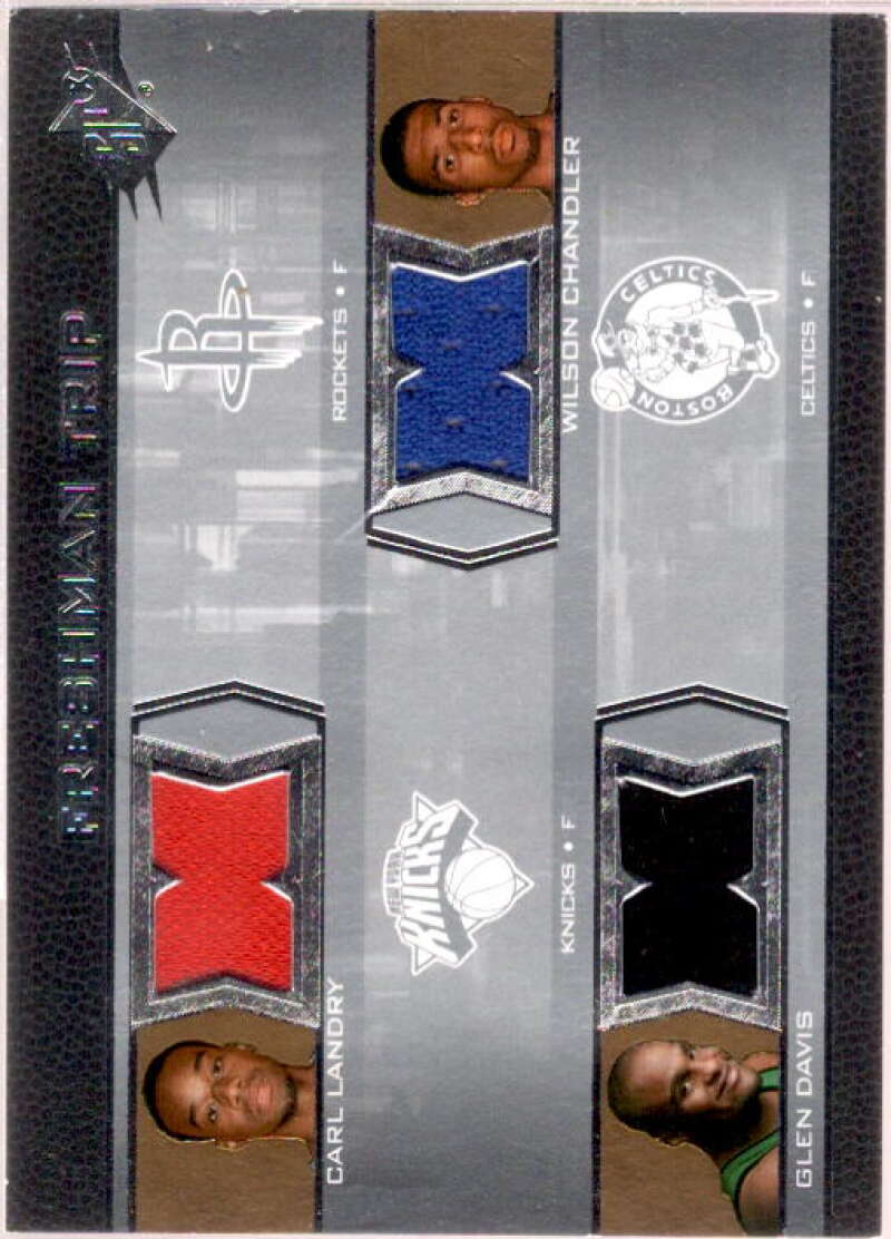 Landry/Chandler/Davis Card 2007 SPx Freshman Orientation Triples #DLC  Image 1