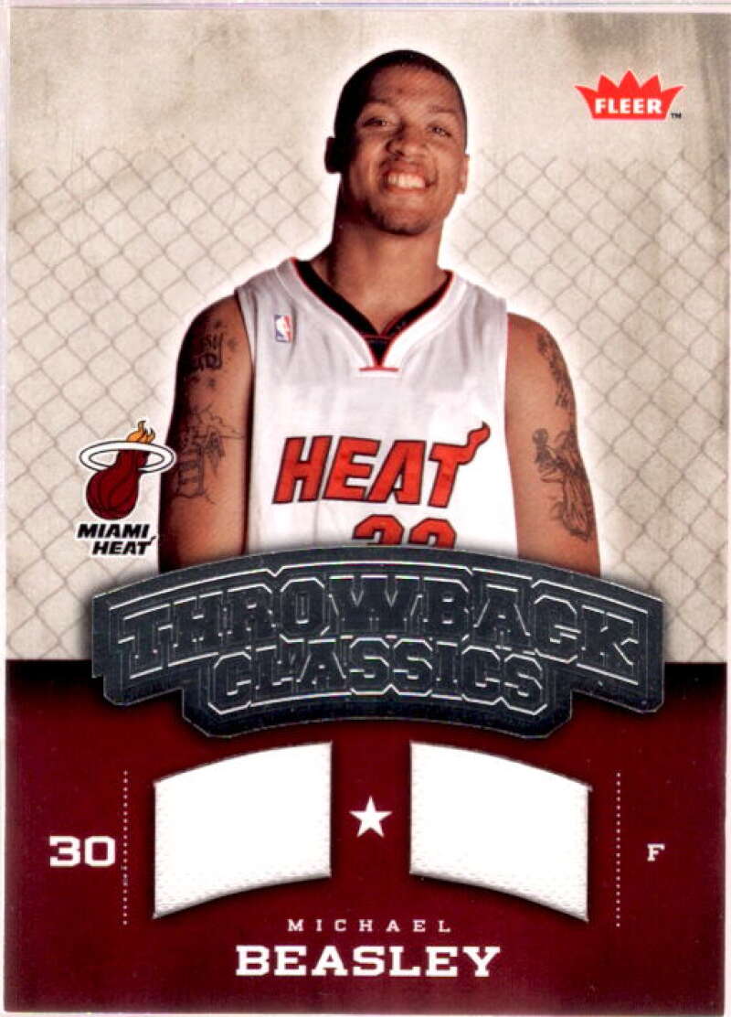 Michael Beasley Card 2008-09 Fleer NBA Classics #NBAMB  Image 1