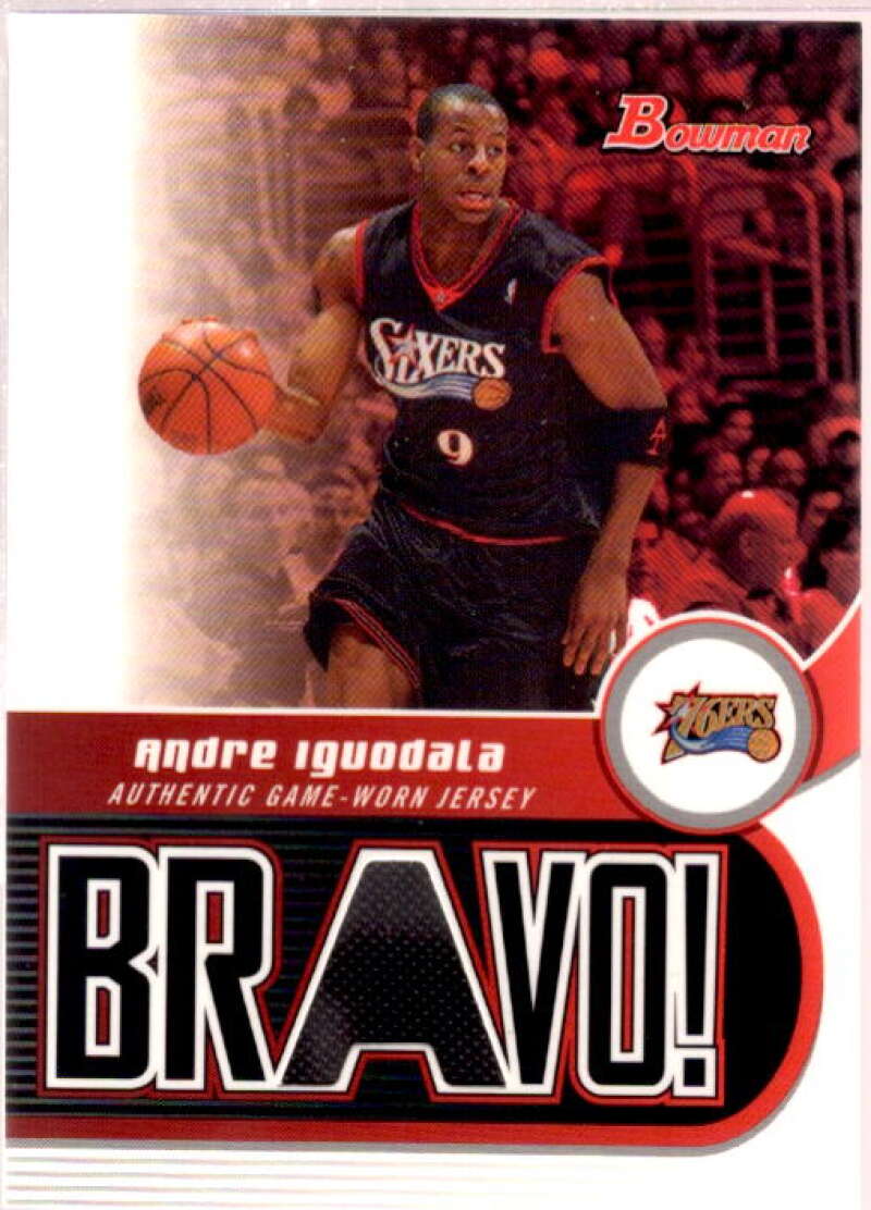 Andre Iguodala Card 2005-06 Bowman Bravo Relics #AI  Image 1