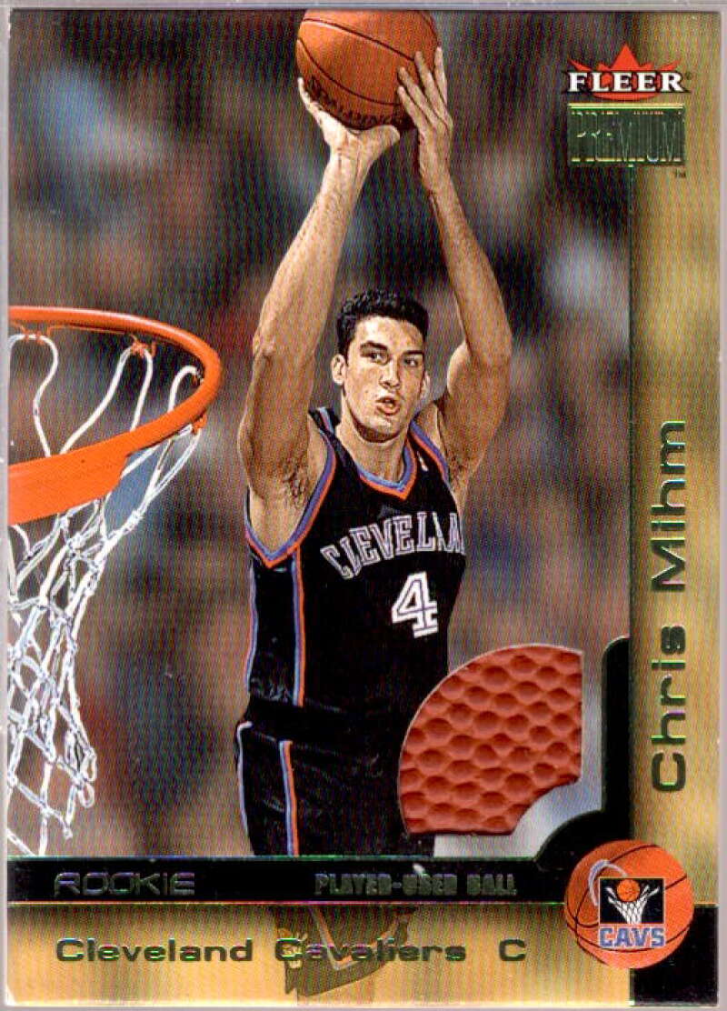 Chris Mihm Card 2000-01 Fleer Premium Rookie Game Balls #239  Image 1