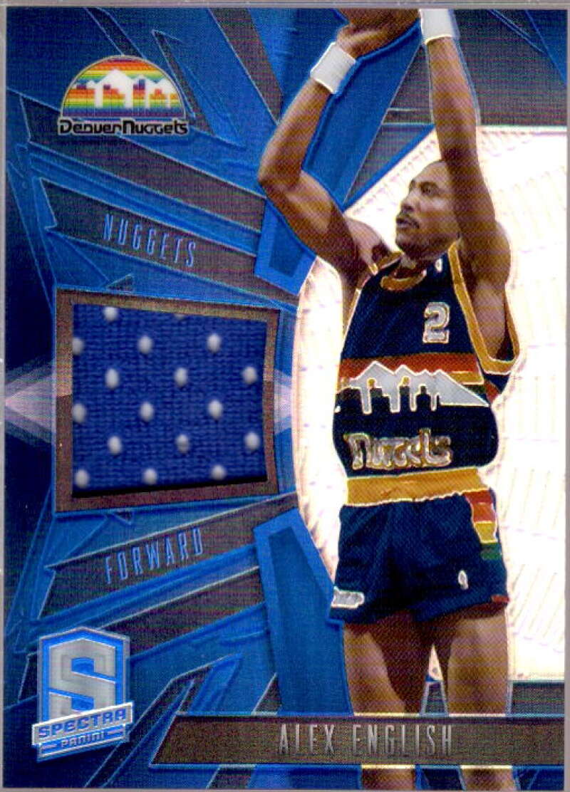 Alex English Card 2013-14 Panini Spectra Swatches #45  Image 1