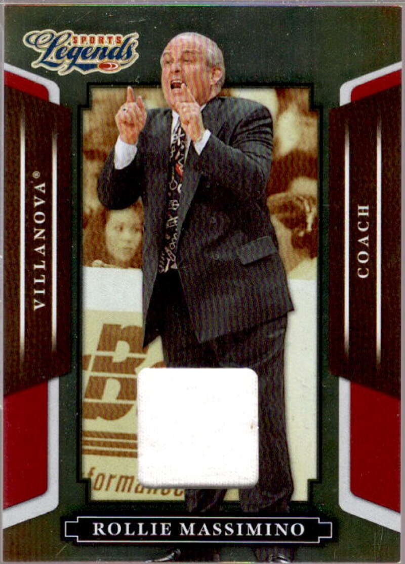 Rollie Massimino Card 2008 Donruss Sports Legends Mirror Blue #62  Image 1