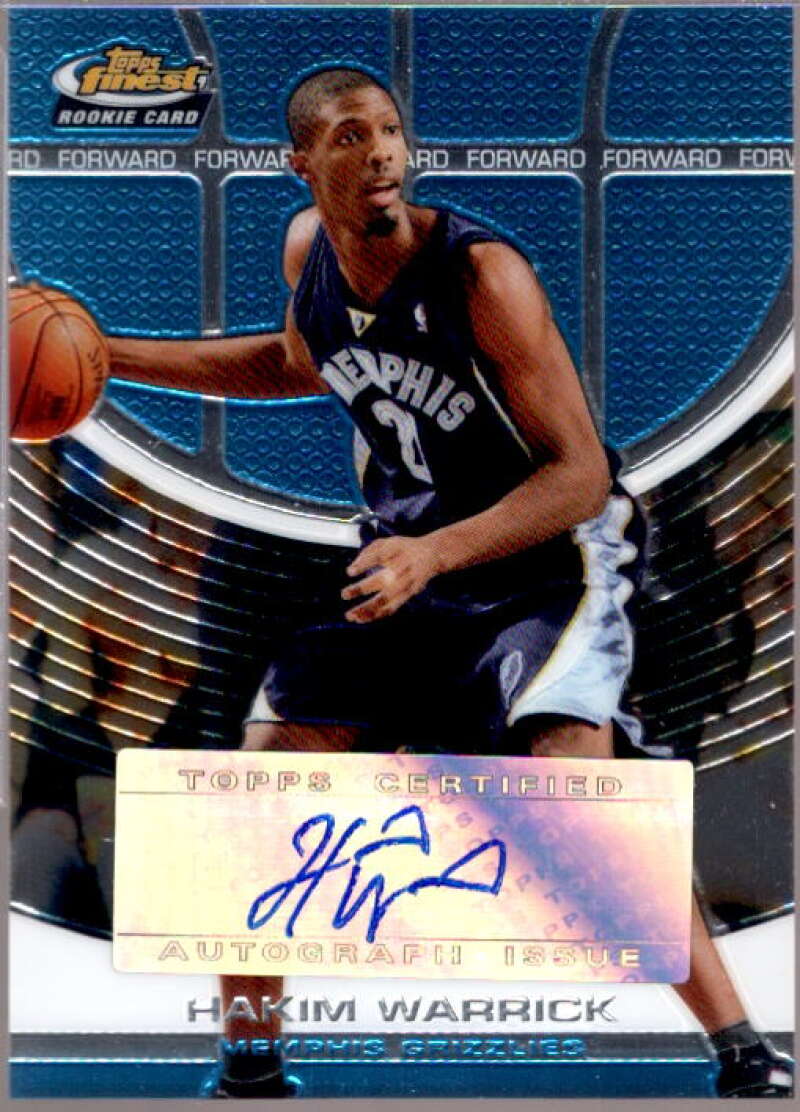 Hakim Warrick AU RC Card 2005-06 Finest #137  Image 1