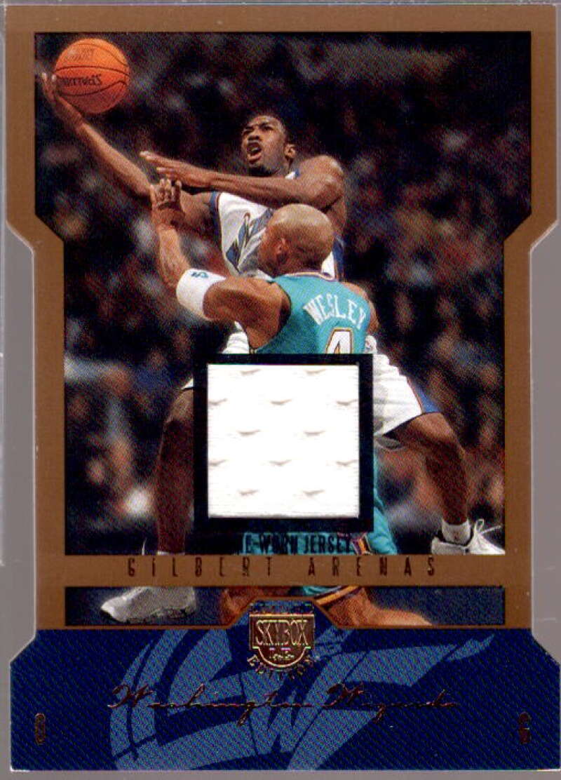 Gilbert Arenas Card 2004-05 SkyBox LE Jersey Proofs 99 #40  Image 1