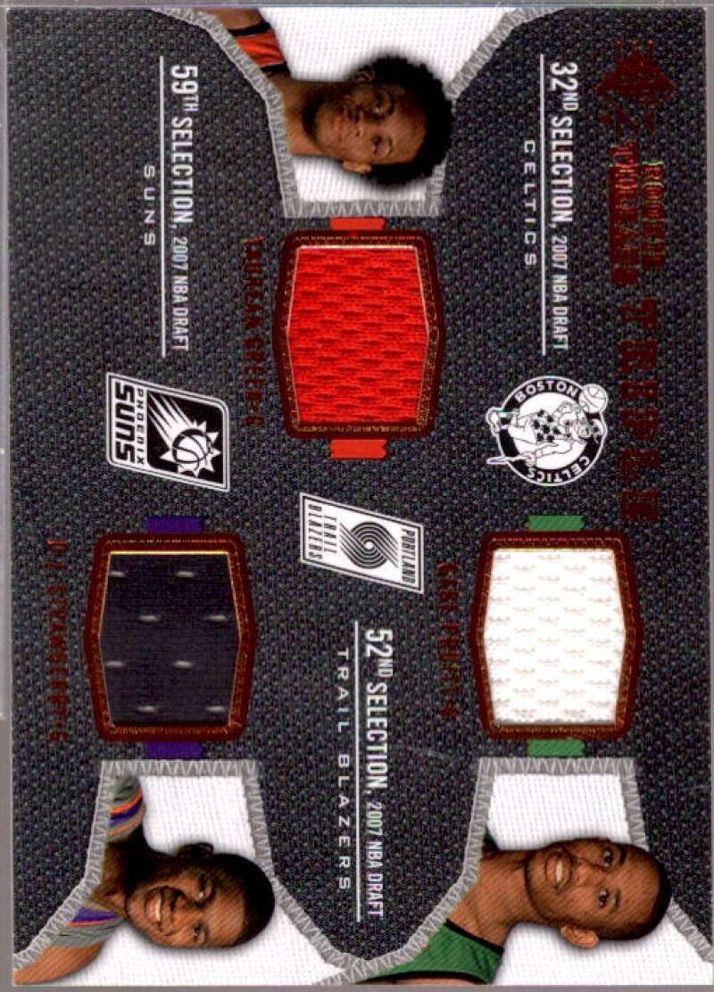 Pruitt/Green/Strawberry 2007-08 SP Rookie Threads Rookie Threads Triple #GSP  Image 1