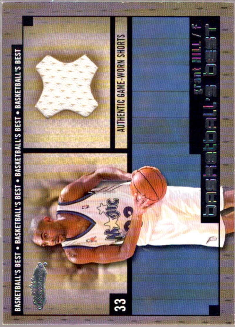 Grant Hill Shorts 2002-03 Fleer Showcase Basketball's Best Memorabilia #BBM16  Image 1