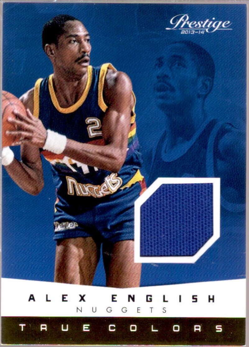 Alex English Card 2013-14 Prestige True Colors Materials #44  Image 1