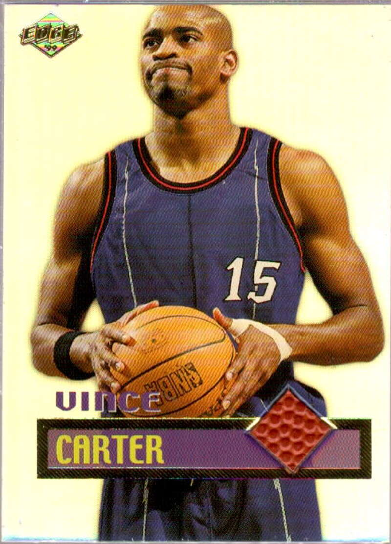 Vince Carter Card 1999 Collector's Edge Rookie Rage Game Ball #GG2  Image 1