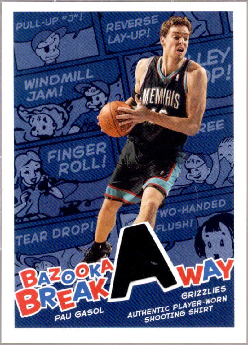 Pau Gasol Card 2004-05 Bazooka Breakaway #PG  Image 1