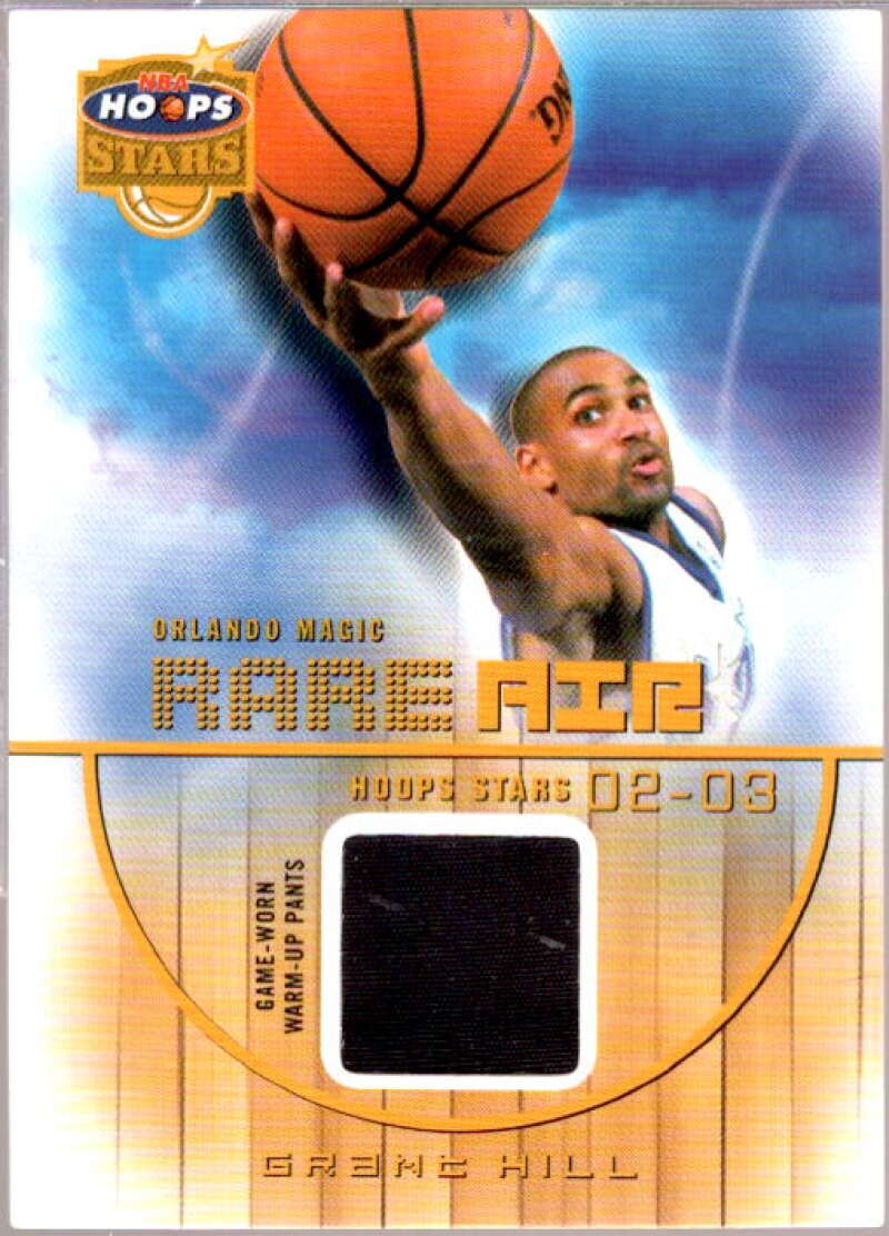 Grant Hill Pants Card 2002-03 Hoops Stars Rare Air Game-Used #RAGU8  Image 1