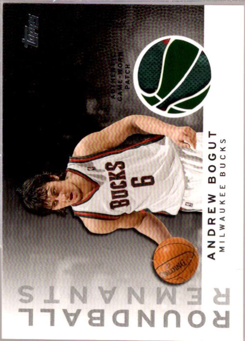 Andrew Bogut Card 2009-10 Topps Roundball Remnants #RRABO  Image 1