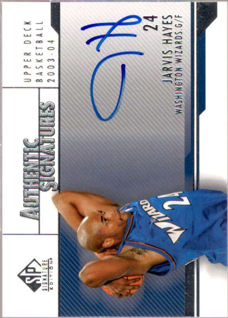 Jarvis Hayes Card 2003-04 SP Authentic Signatures #JAA  Image 1