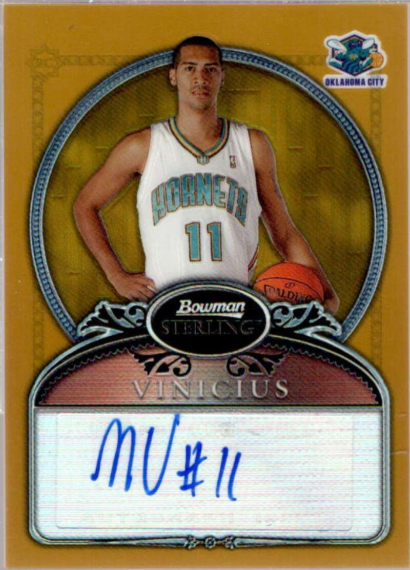 Marcus Vinicius AU Card 2006-07 Bowman Sterling Refractors Gold #74  Image 1