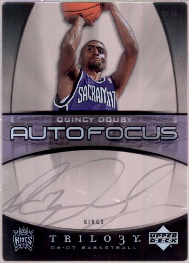 Quincy Douby Card 2006-07 Upper Deck Trilogy Auto Focus #AFQD  Image 1