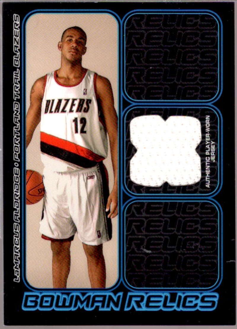 LaMarcus Aldridge Card 2006-07 Bowman Relics #LA  Image 1