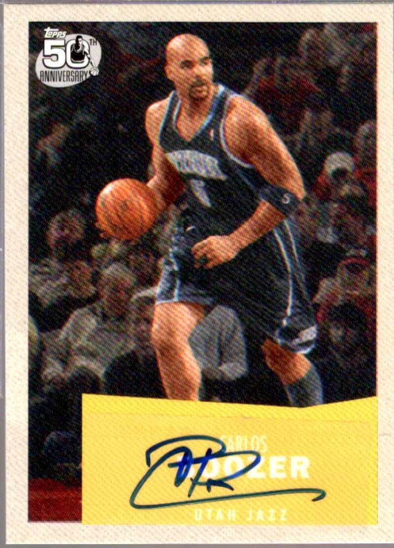 Carlos Boozer Card 2007-08 Topps 1957-58 Variations Autographs #64  Image 1