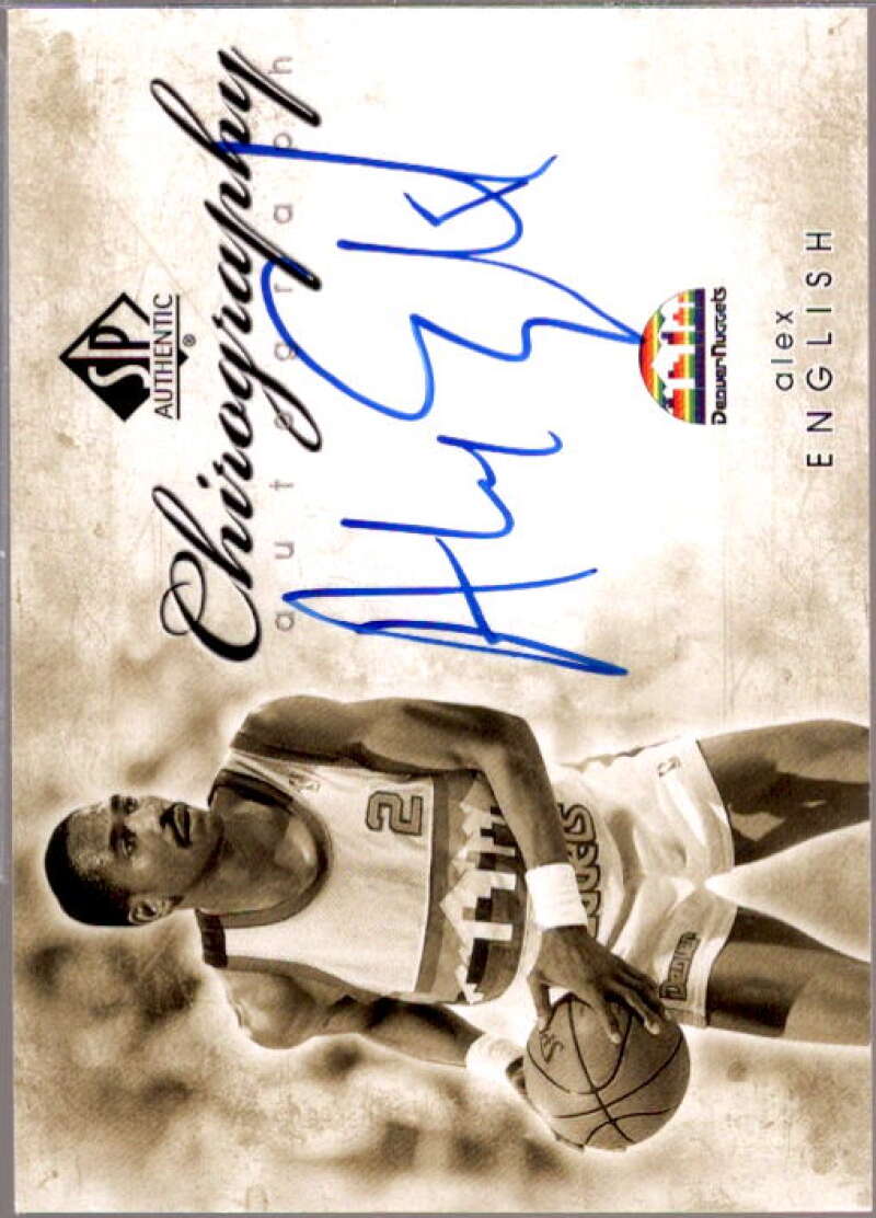 Alex English Card 2008-09 SP Authentic Chirography #CAE  Image 1