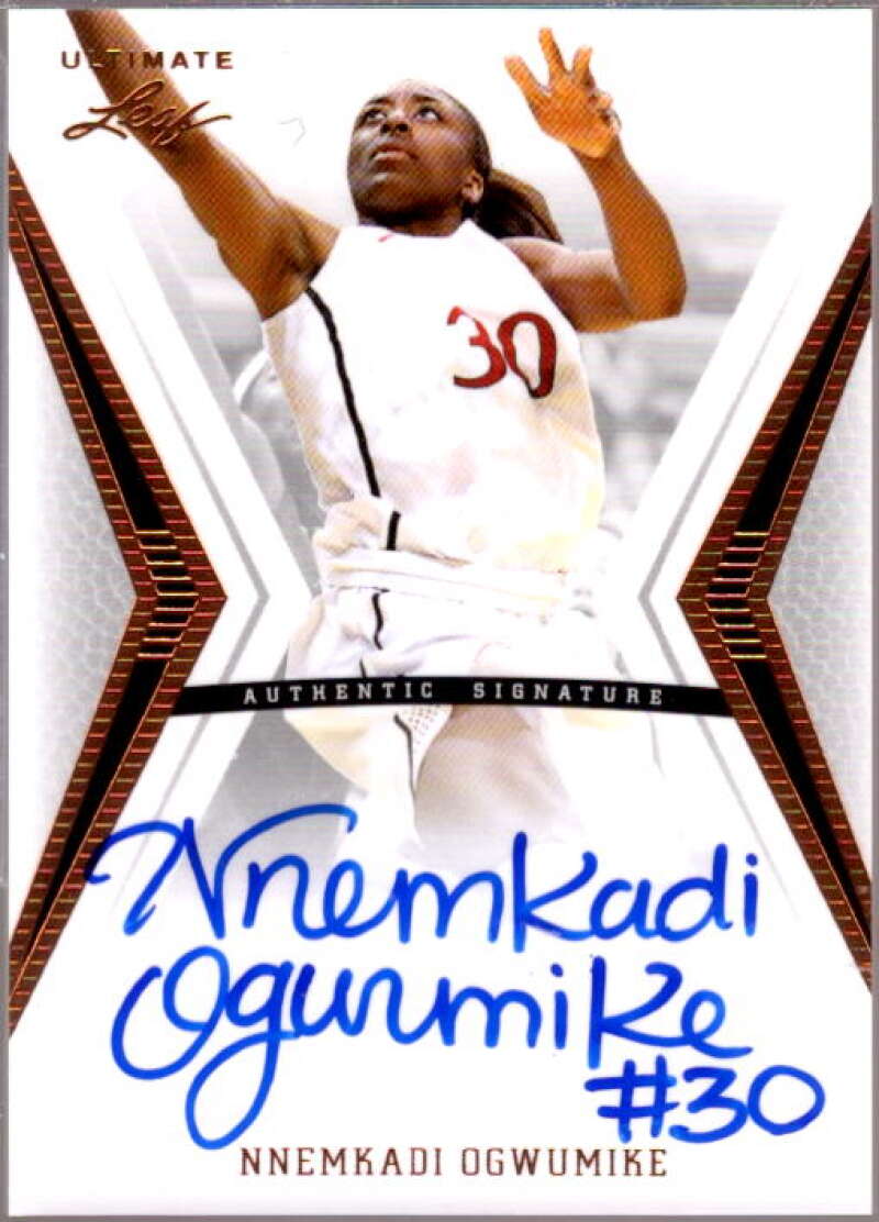 Nnemkadi Ogwumike Card 2012 Leaf Legends of Sport #BANO1  Image 1